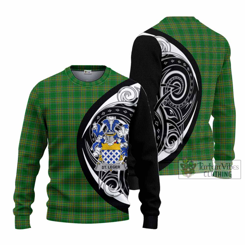 Tartan Vibes Clothing St.Leger Irish Clan Knitted Sweater Celtic Circle Style