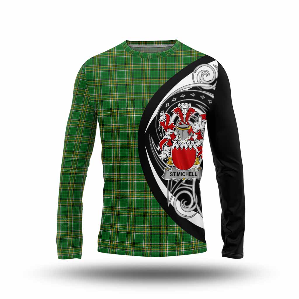 St.Michell Irish Clan Long Sleeve T-Shirt Celtic Circle Style Unisex - Tartan Vibes Clothing