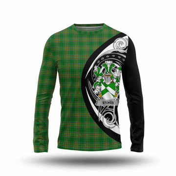 Stokes Irish Clan Long Sleeve T-Shirt Celtic Circle Style