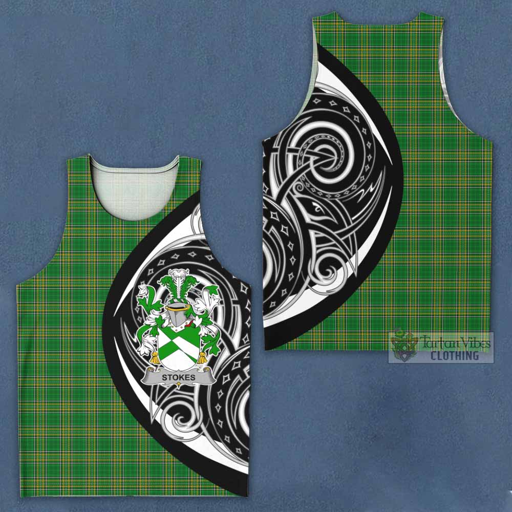 Stokes Irish Clan Men's Tank Top Celtic Circle Style - Tartan Vibes Clothing