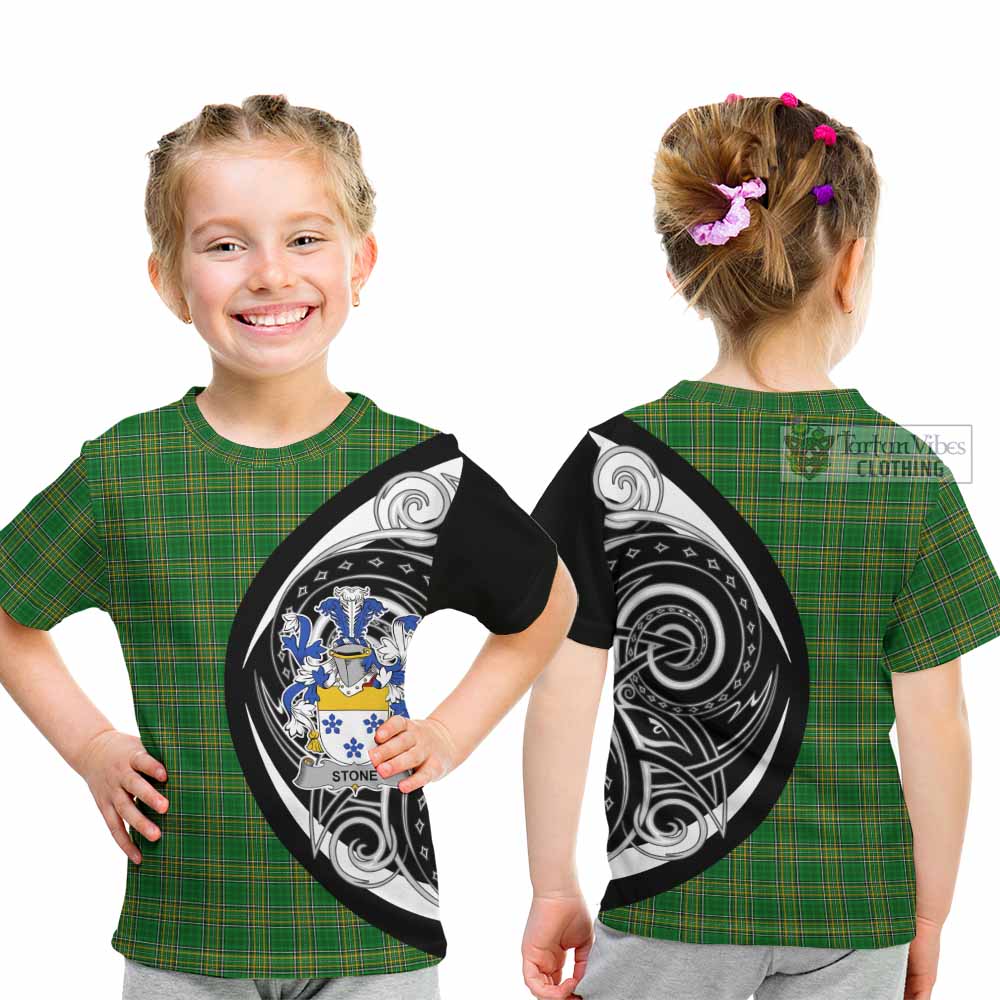 Stone Irish Clan Kid T-Shirt Celtic Circle Style - Tartan Vibes Clothing