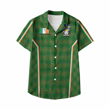 Stone Irish Clan Coat of Arm Tartan Kid Hawaiian Shirt Flag Style