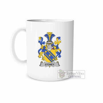 Tartan Vibes Clothing Stoney Irish Clan Coat of Arms Ceramic Mug