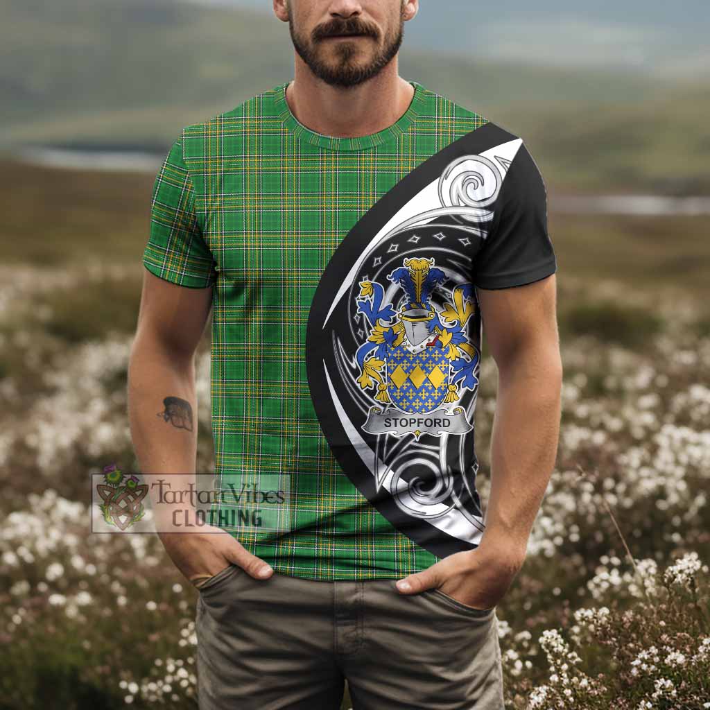 Tartan Vibes Clothing Stopford Irish Clan T-Shirt Celtic Circle Style