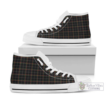 Stott Tartan High Top Shoes Kid High Top - White Sole - Tartan Vibes Clothing