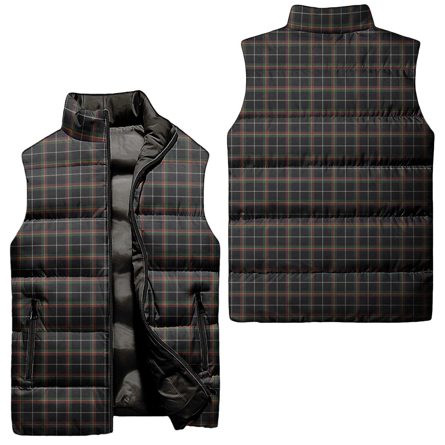 Stott Tartan Sleeveless Puffer Jacket Unisex - Tartan Vibes Clothing