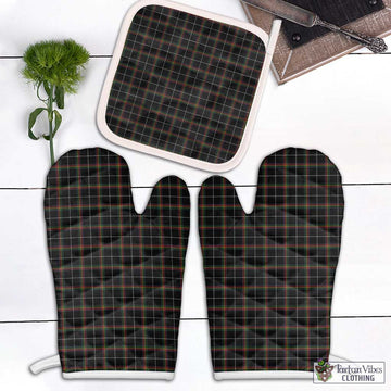 Stott Tartan Combo Oven Mitt & Pot-Holder Combo 2 Oven Mitt & 1 Pot-Holder Black - Tartan Vibes Clothing