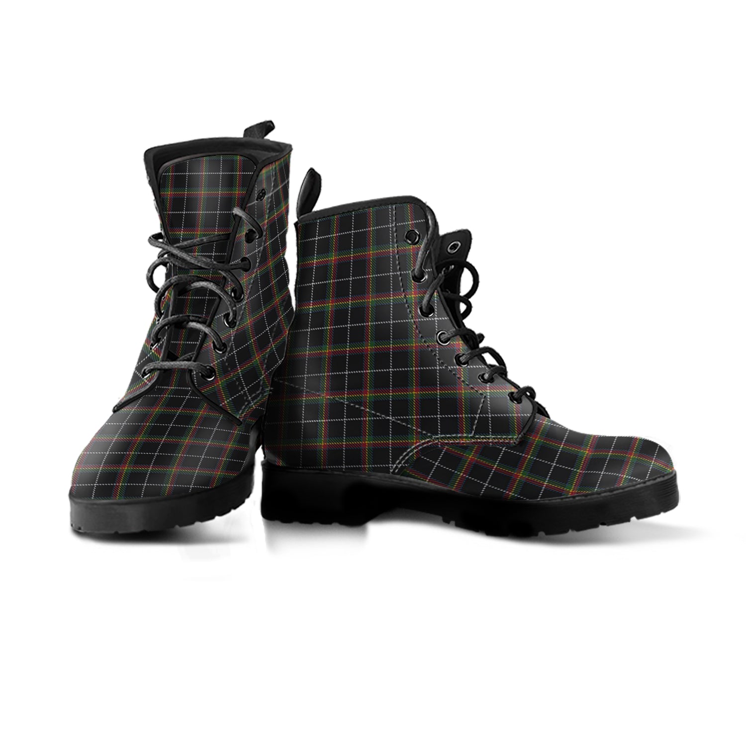 Stott Tartan Leather Boots Men' Boots - Tartan Vibes Clothing