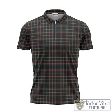 Stott Tartan Zipper Polo Shirt - Tartan Vibes Clothing