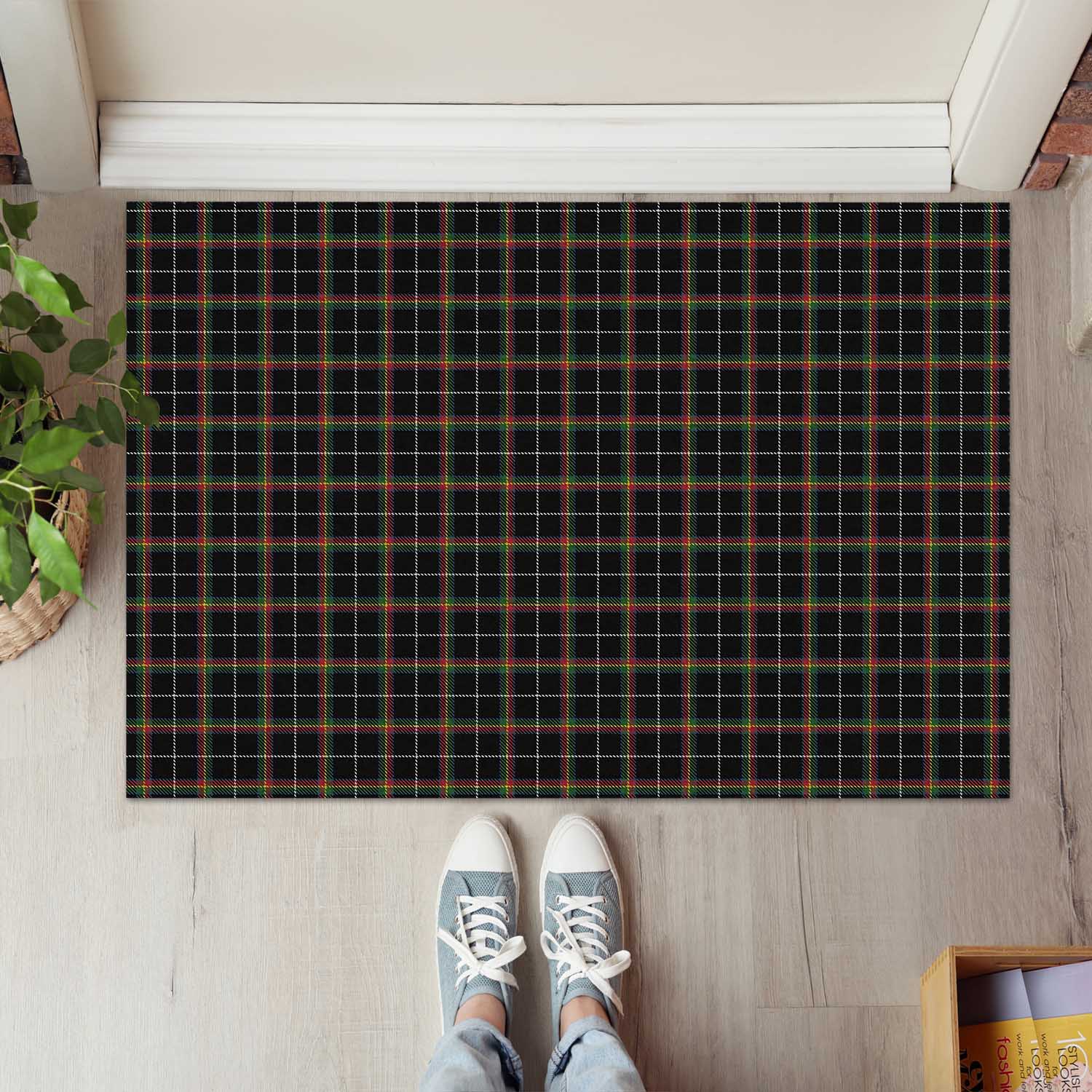 Stott Tartan Rubber Doormat - Tartan Vibes Clothing