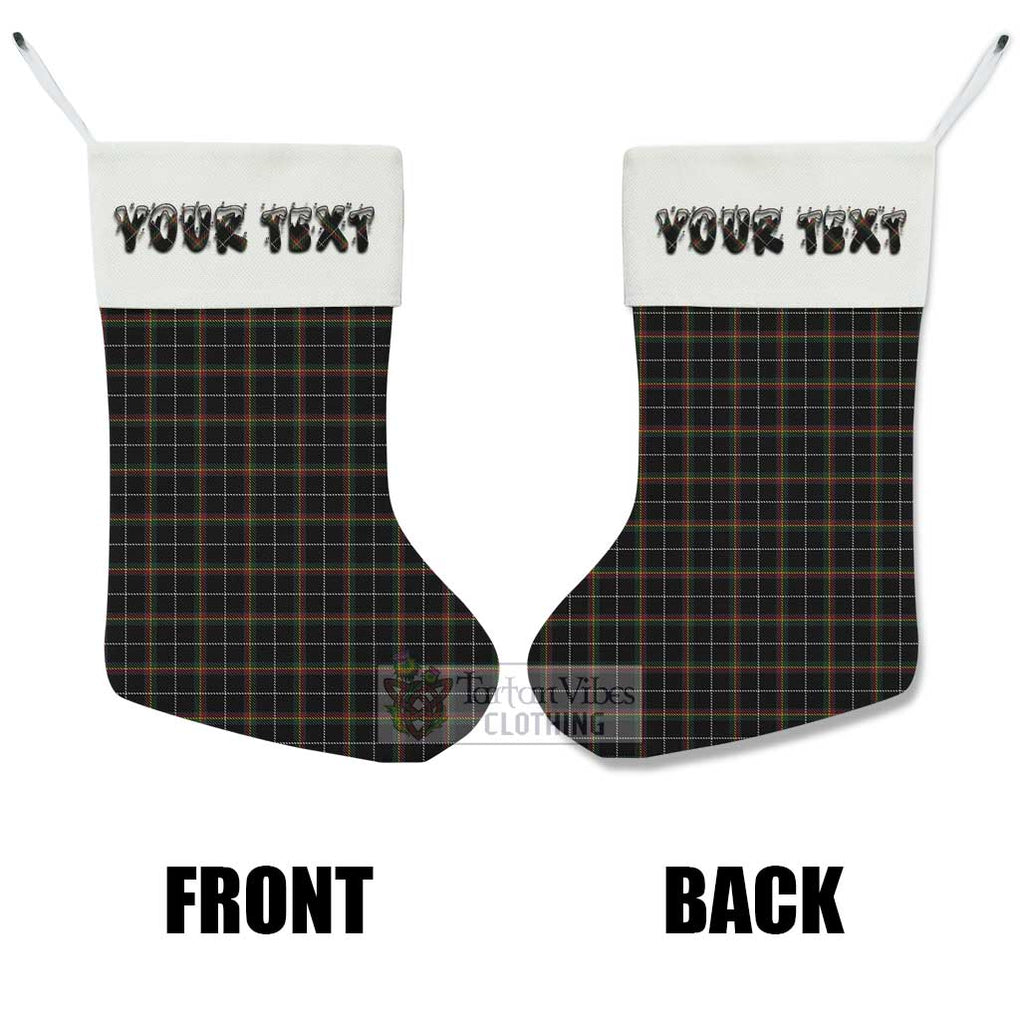 Stott Tartan Christmas Stocking with Personalized Text - Tartan Vibes Clothing