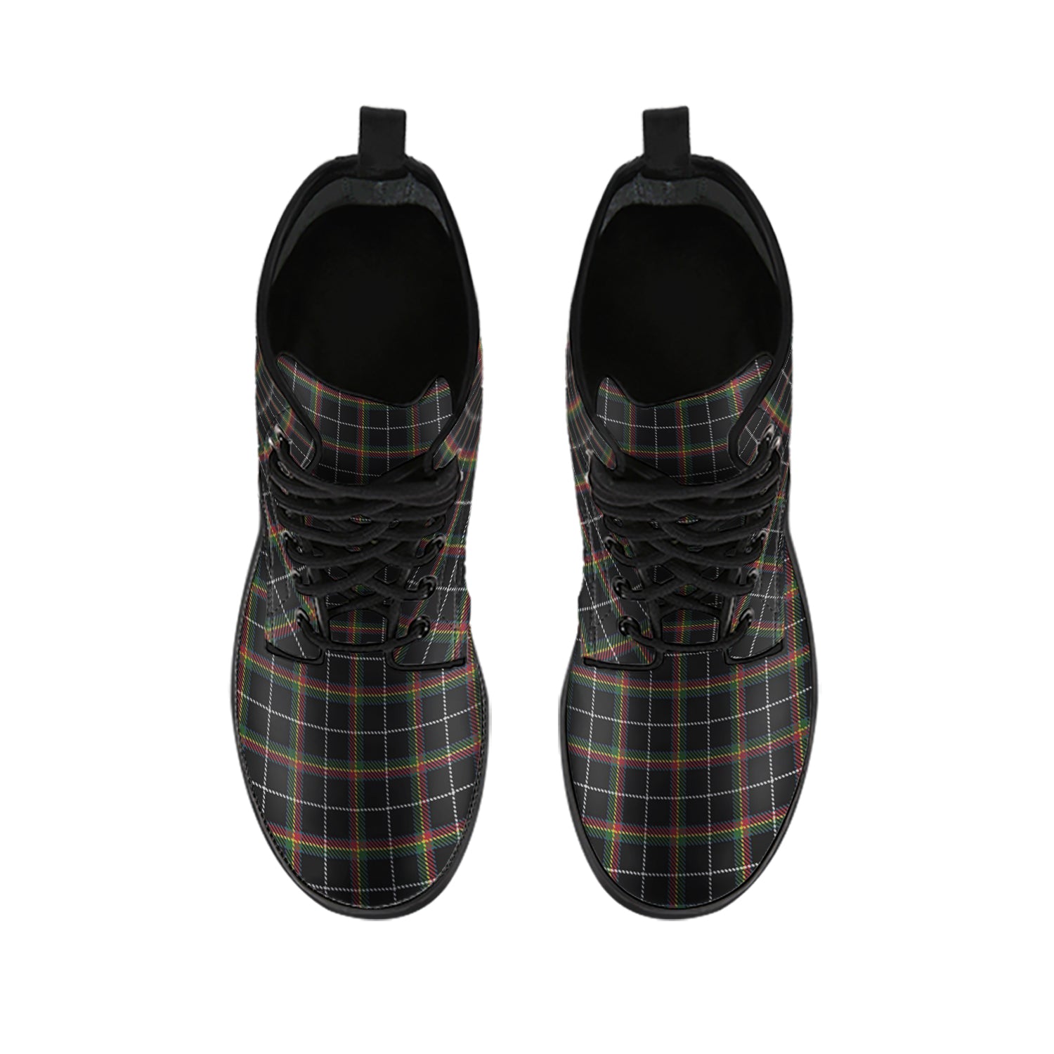 Stott Tartan Leather Boots - Tartan Vibes Clothing