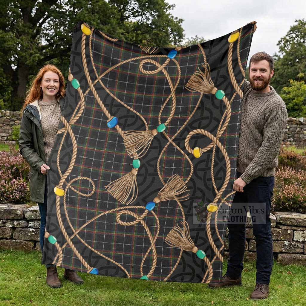 Stott Scottish Tartan Twisted Ropes Stylized Blanket - Tartan Vibes Clothing