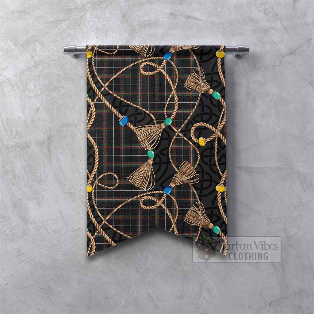 Stott Scottish Tartan Twisted Ropes Stylized Gonfalon Fishtail - Tartan Vibes Clothing