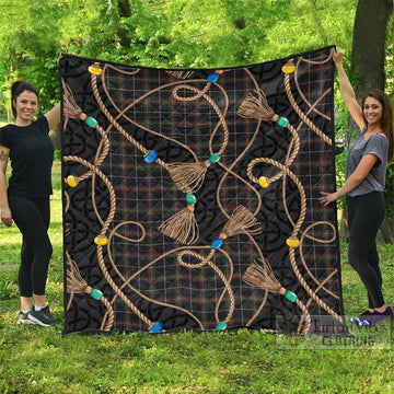 Stott Scottish Tartan Twisted Ropes Stylized Premium Quilt - Tartan Vibes Clothing
