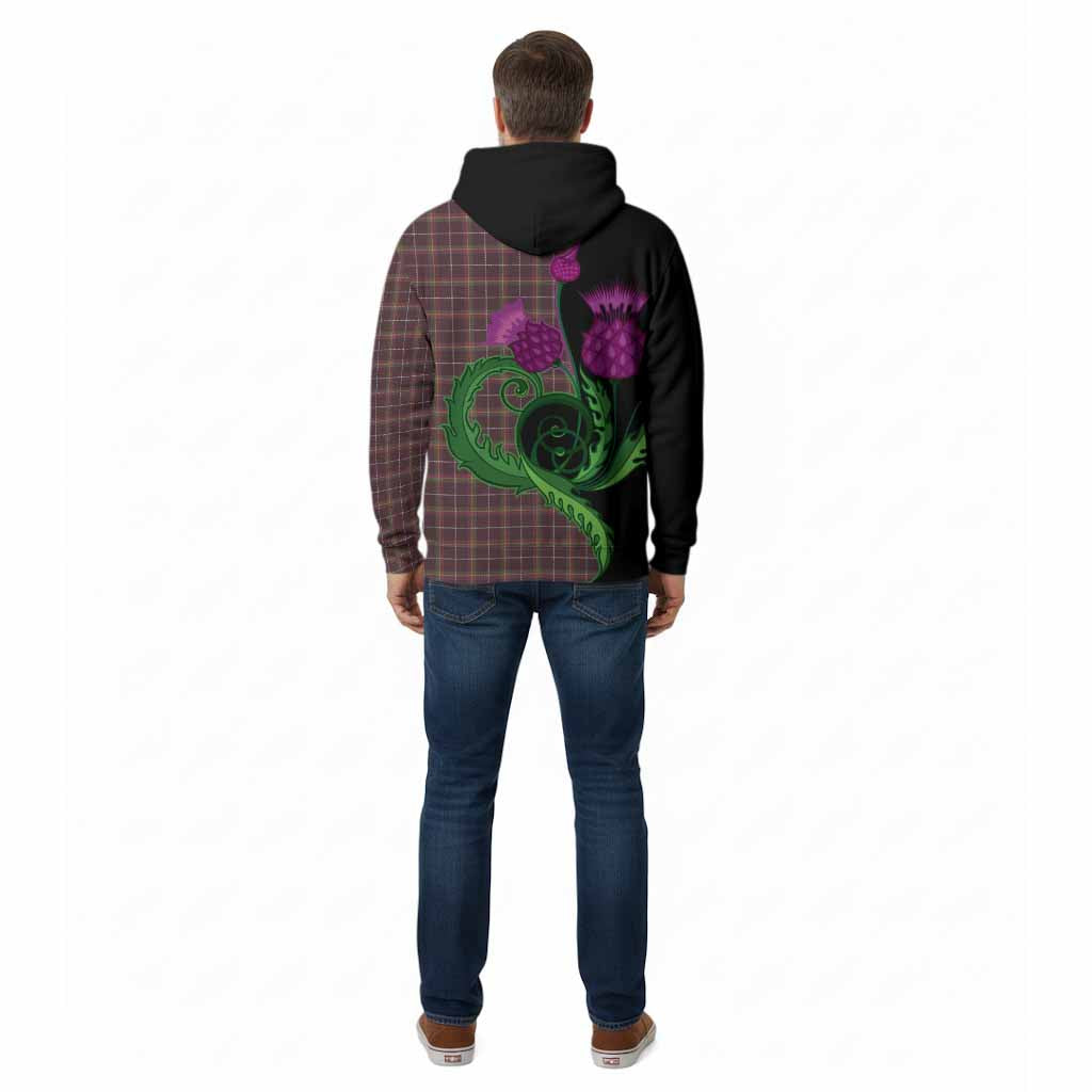 Stott Tartan Cotton Hoodie Traditional Scottish Thistle