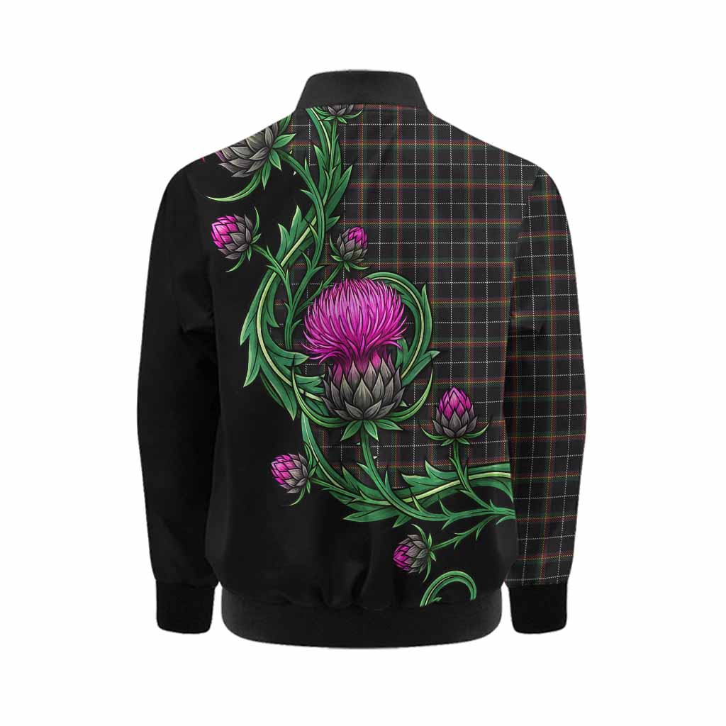 Stott Tartan Kid Bomber Jacket Resilient Scottish Thistle Kid - Tartan Vibes Clothing