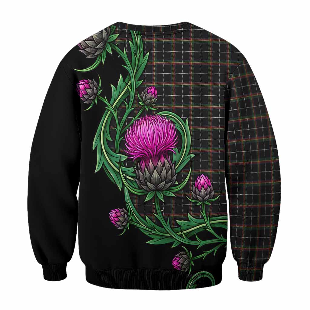 Stott Tartan Sweatshirt Resilient Scottish Thistle - Tartan Vibes Clothing