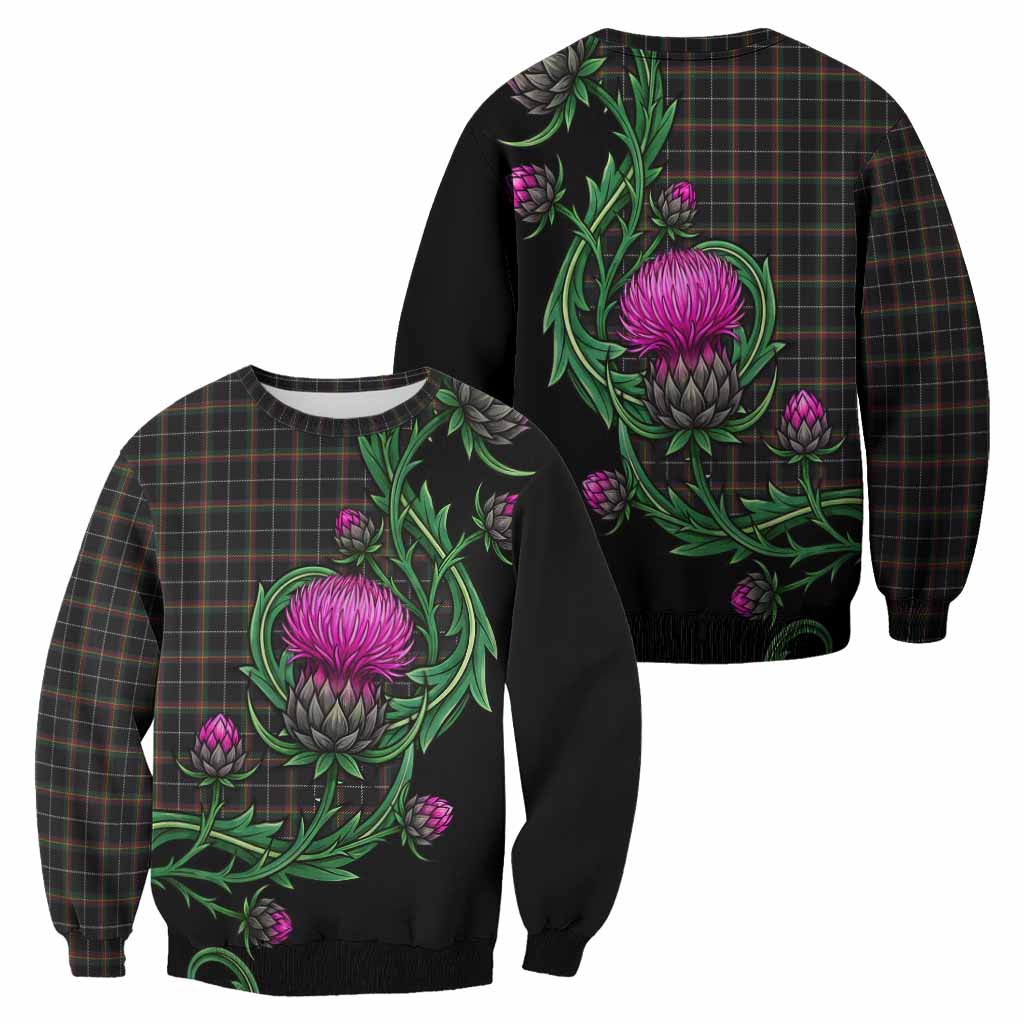 Stott Tartan Sweatshirt Resilient Scottish Thistle - Tartan Vibes Clothing