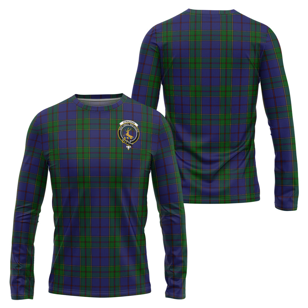 strachan-tartan-long-sleeve-t-shirt-with-family-crest