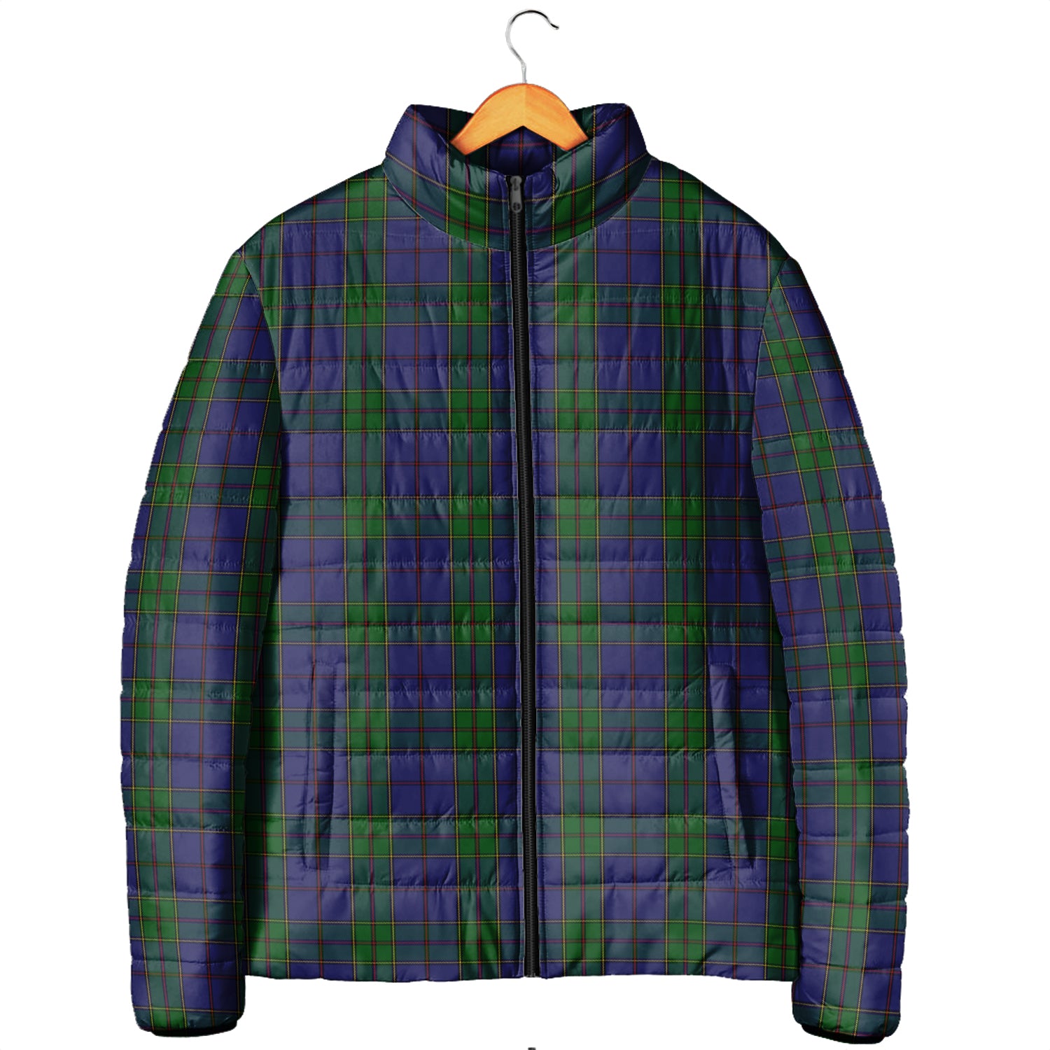 Strachan Tartan Padded Jacket Men's Padded Jacket - Tartan Vibes Clothing