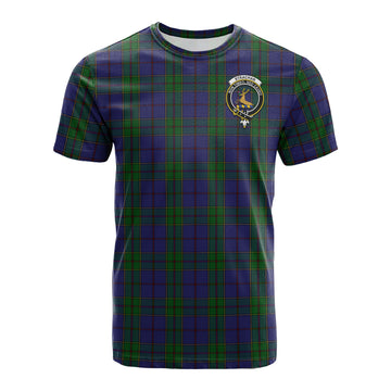 Strachan Tartan T-Shirt with Family Crest