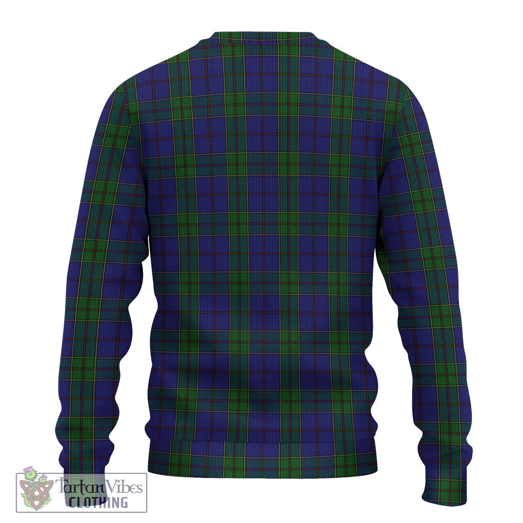 Strachan Tartan Knitted Sweater with Family Crest DNA In Me Style - Tartanvibesclothing Shop