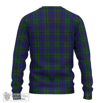 Strachan Tartan Knitted Sweater with Family Crest DNA In Me Style - Tartanvibesclothing Shop