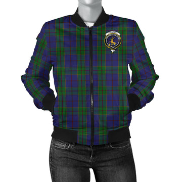 Strachan Tartan Bomber Jacket with Family Crest
