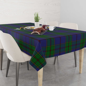 Strachan Tatan Tablecloth with Family Crest