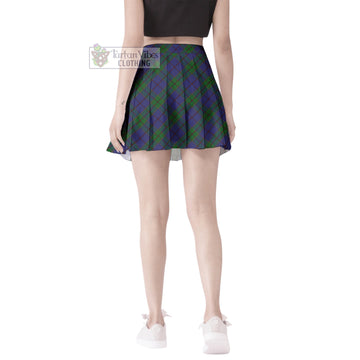 Strachan Tartan Women's Plated Mini Skirt