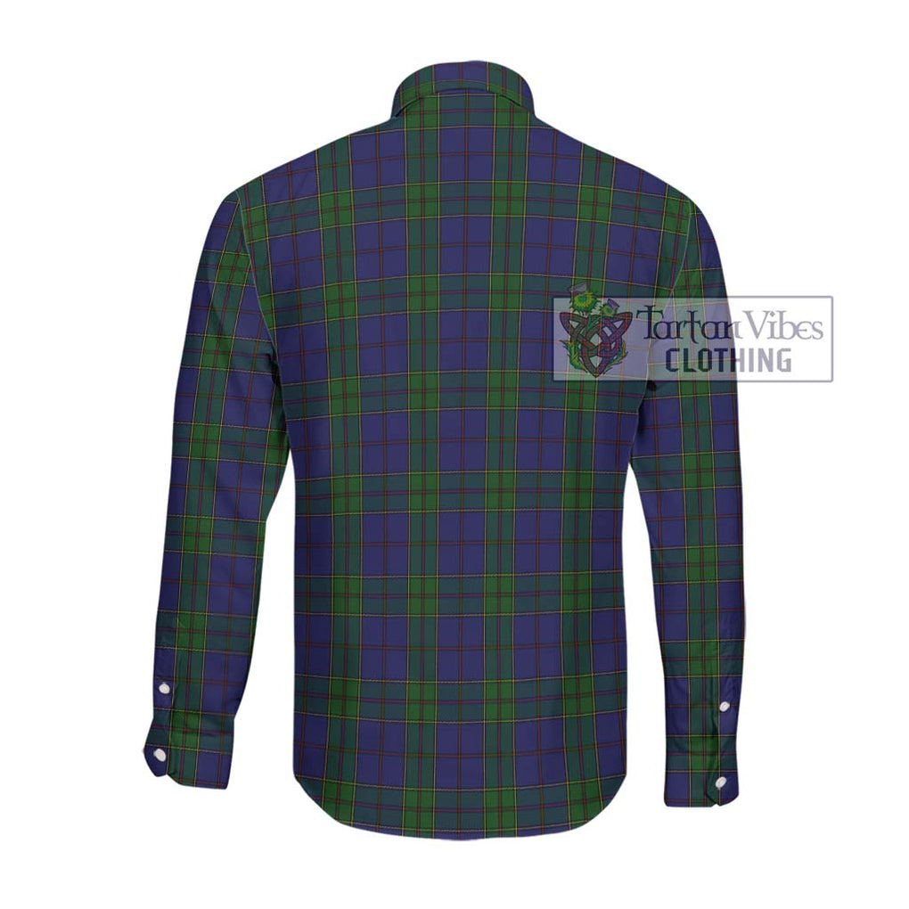 Strachan Tartan Long Sleeve Button Shirt with Family Crest DNA In Me Style - Tartanvibesclothing Shop