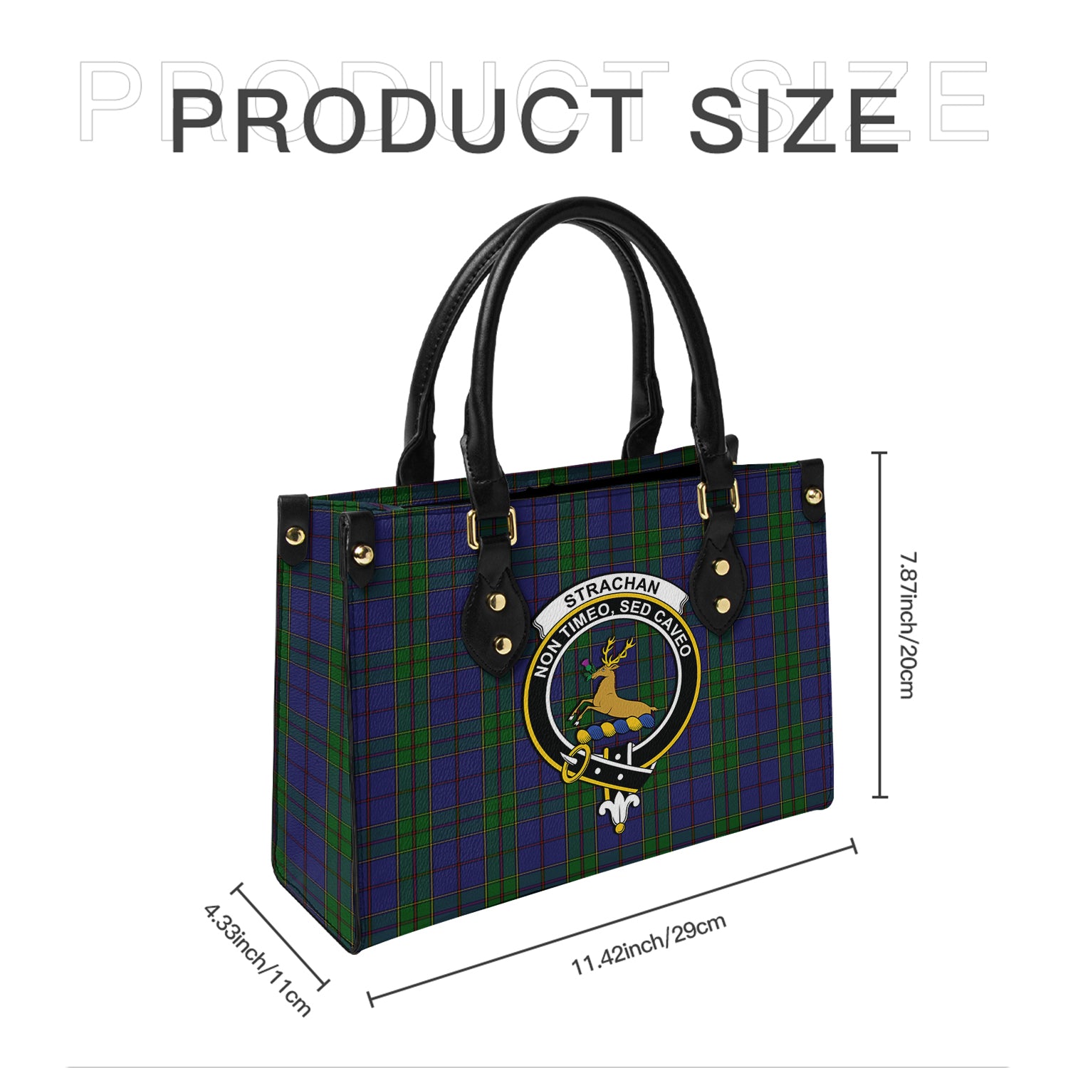 strachan-tartan-leather-bag-with-family-crest