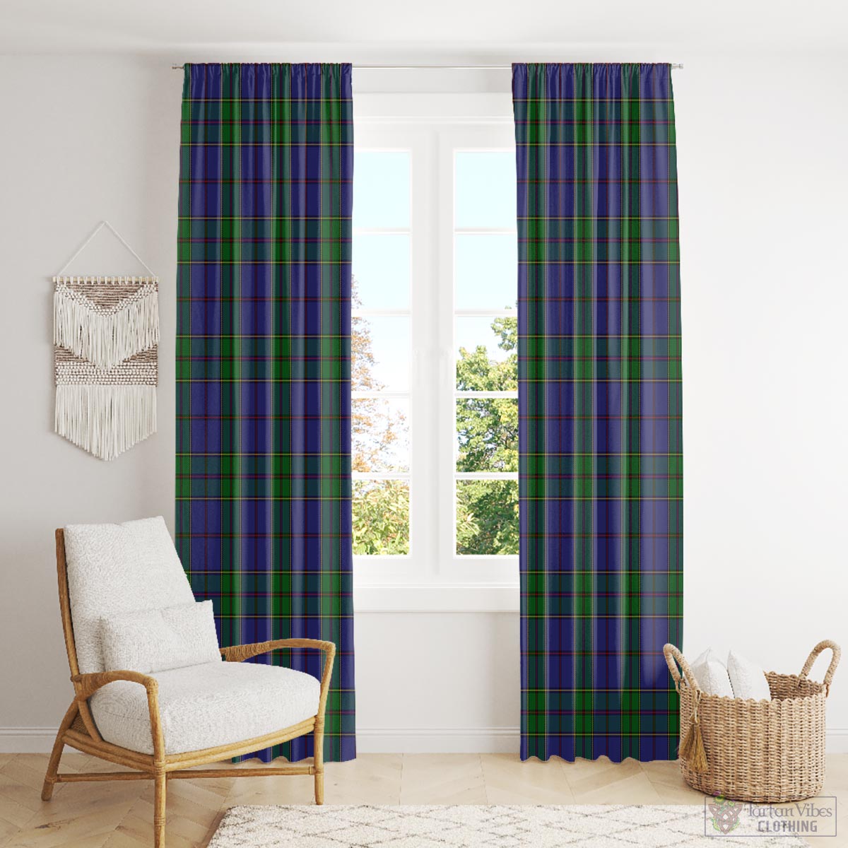 Strachan Tartan Window Curtain - Tartan Vibes Clothing