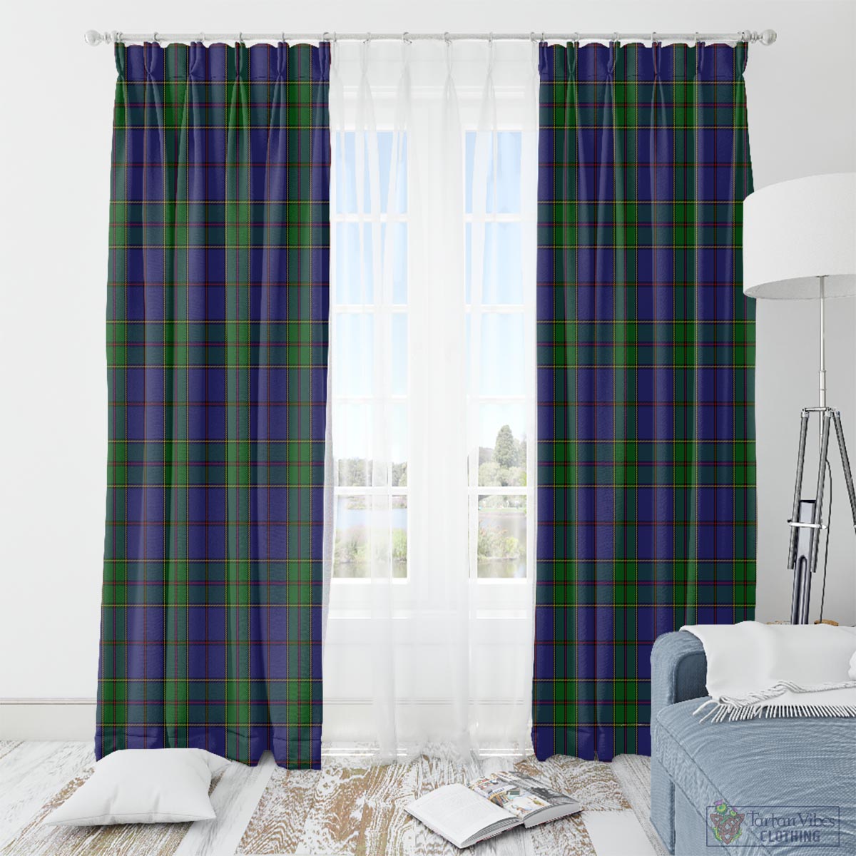 Strachan Tartan Window Curtain - Tartan Vibes Clothing