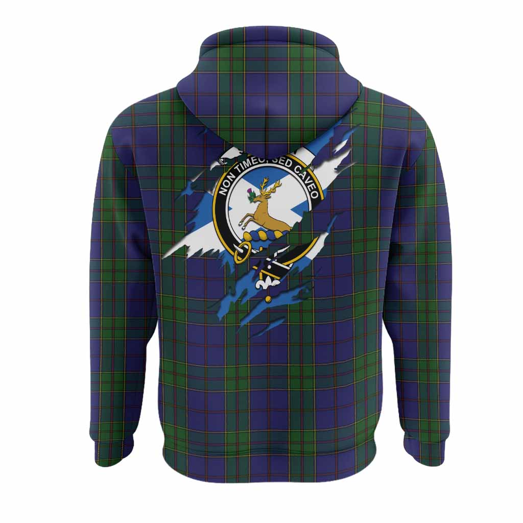 Strachan Clan Crest In Me Tartan Hoodie Scotland Flag Style