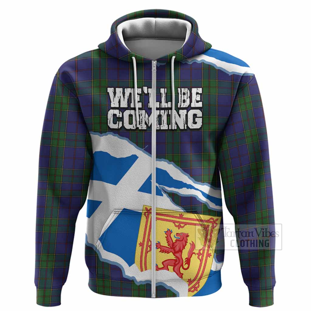Strachan Scotland Football Tartan Hoodie We'll Be Coming