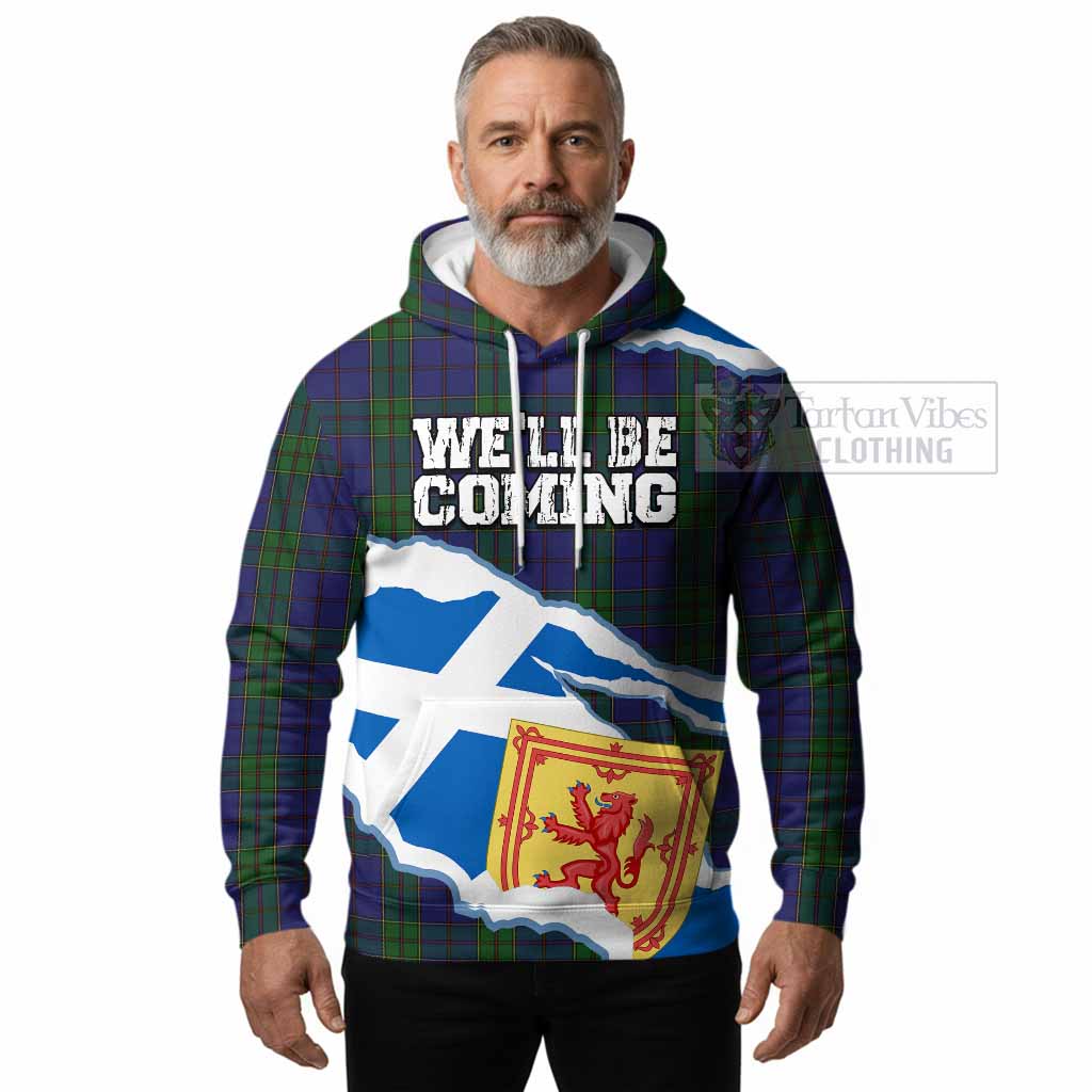 Strachan Scotland Football Tartan Hoodie We'll Be Coming