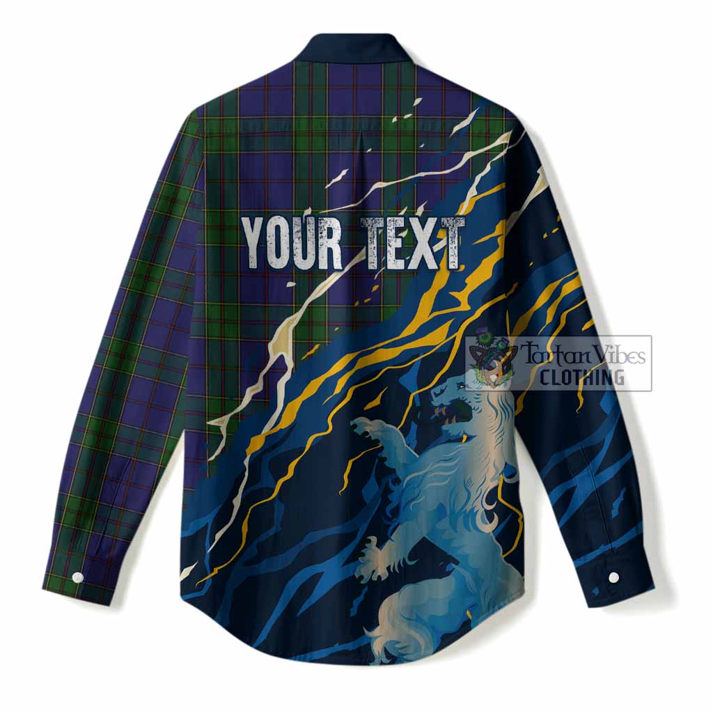 Strachan Scotland Tartan Women Casual Shirt WC2026 Football - We'll Be Coming