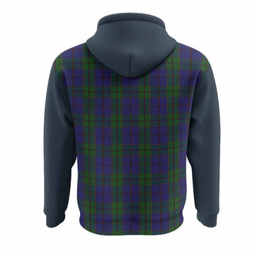 Strachan Tartan Accent Hoodie with Family Crest