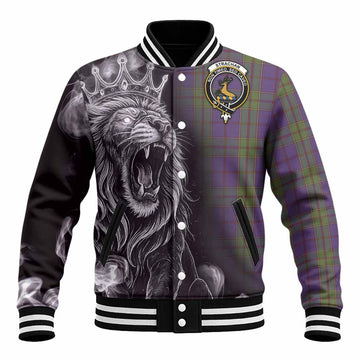 Strachan Tartan Baseball Jacket Roaring Lion Heritage