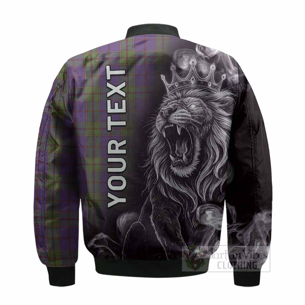 Strachan Tartan Bomber Jacket Roaring Lion Heritage