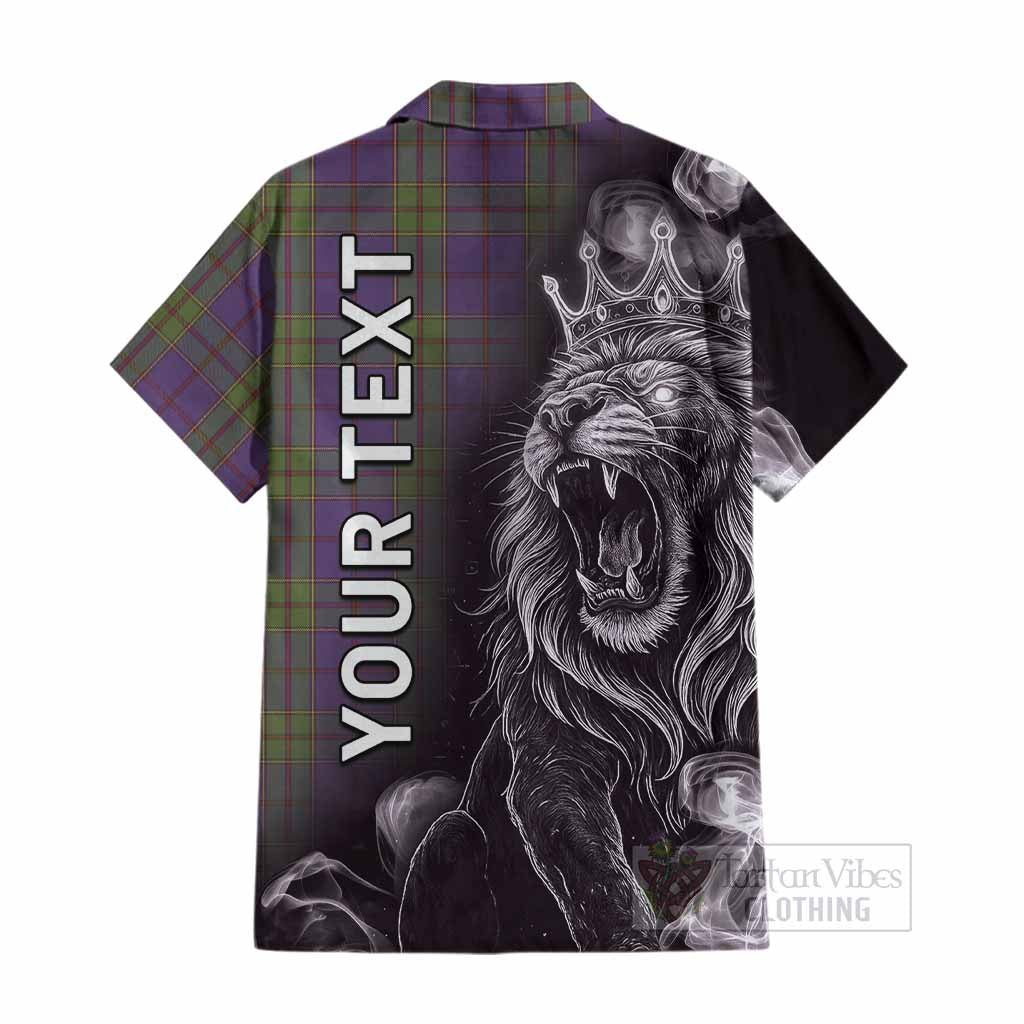 Strachan Tartan Cotton Hawaiian Shirt Roaring Lion Heritage