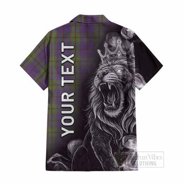 Strachan Tartan Cotton Hawaiian Shirt Roaring Lion Heritage