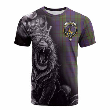 Strachan Tartan Cotton T-shirt Roaring Lion Heritage