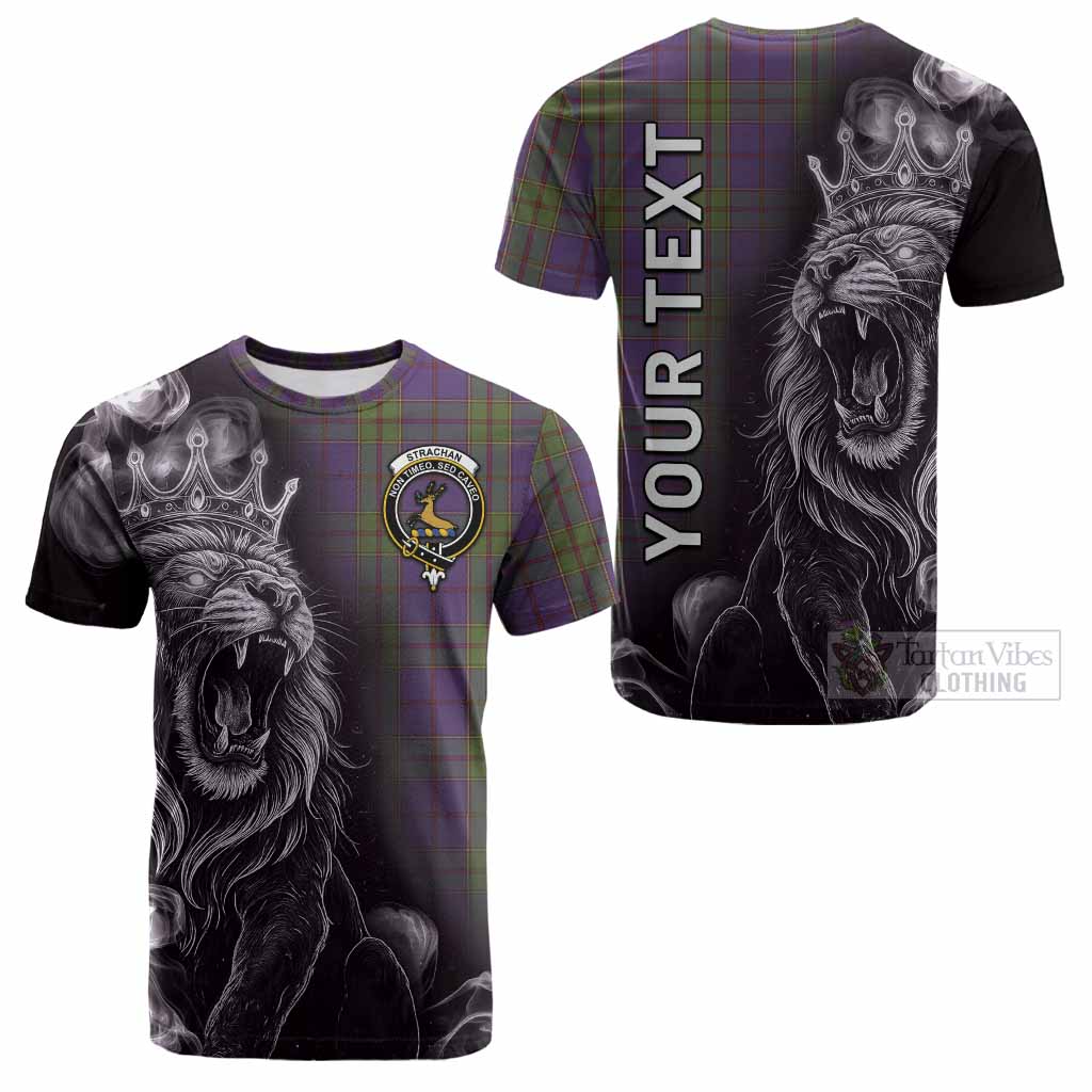 Strachan Tartan Cotton T-shirt Roaring Lion Heritage