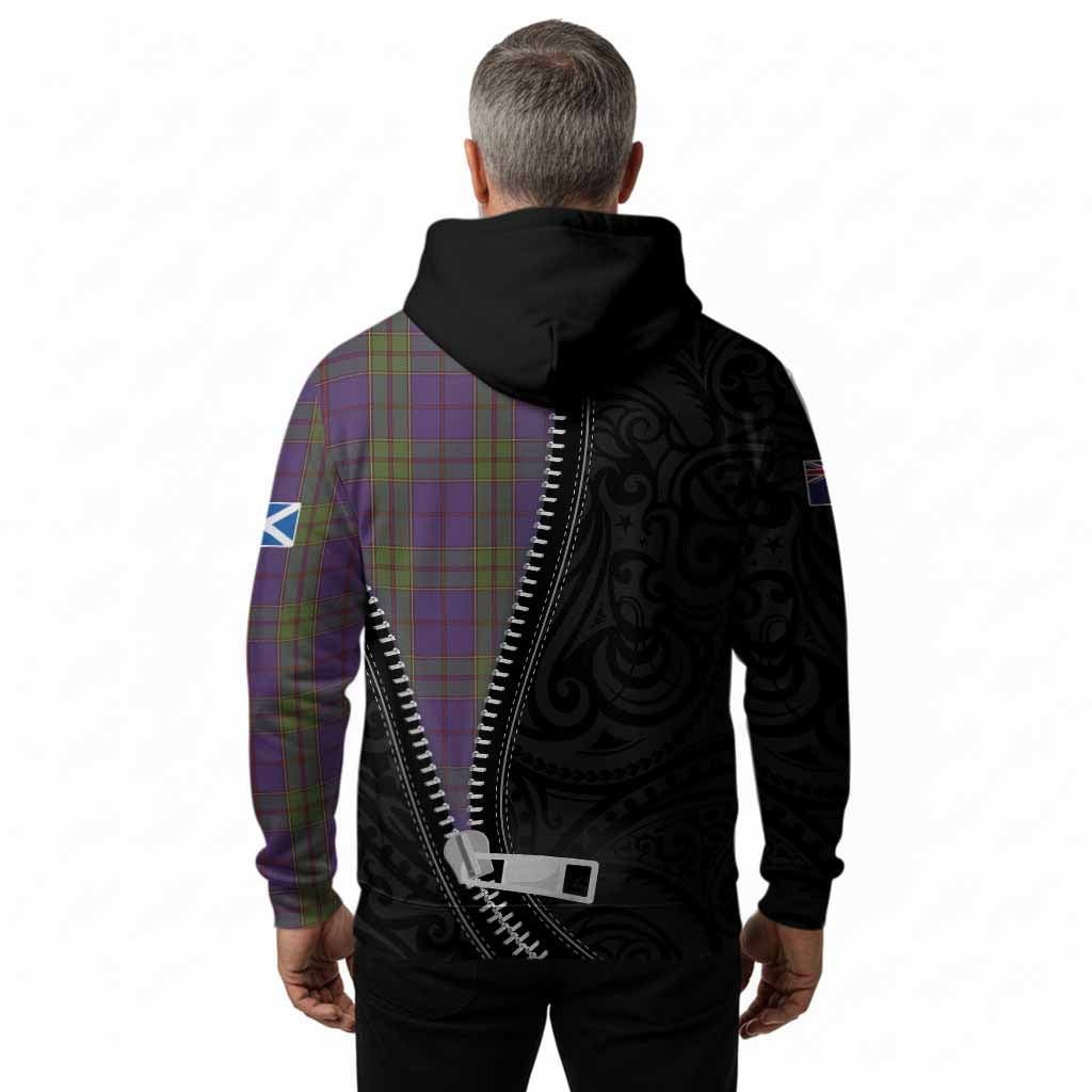 Strachan Tartan Hoodie New Zealand Pattern Unique Zipper Stylized