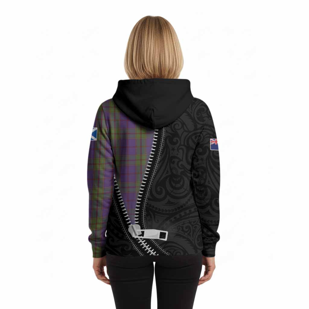 Strachan Tartan Hoodie New Zealand Pattern Unique Zipper Stylized