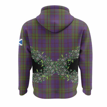 Strachan Tartan Hoodie Thistle Scottish Spirit