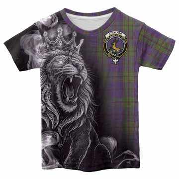 Strachan Tartan Kid T-shirt Roaring Lion Heritage